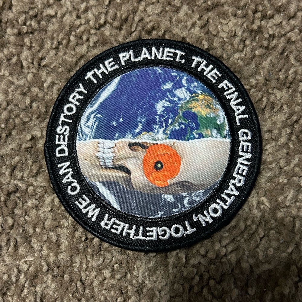 Together We Can Destroy The Planet, The Final Generation Ball and Chain patch